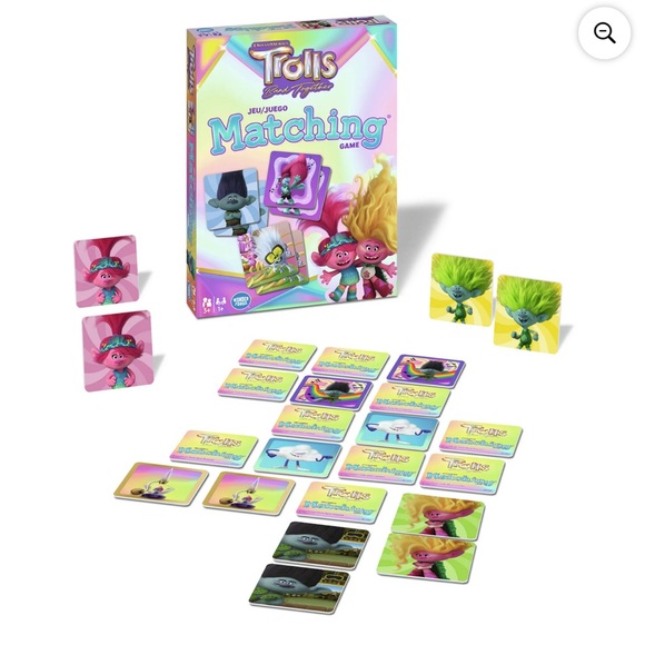 Wonder Forge Trolls 3 Matching Ages 3 and up - Picture 2 of 6